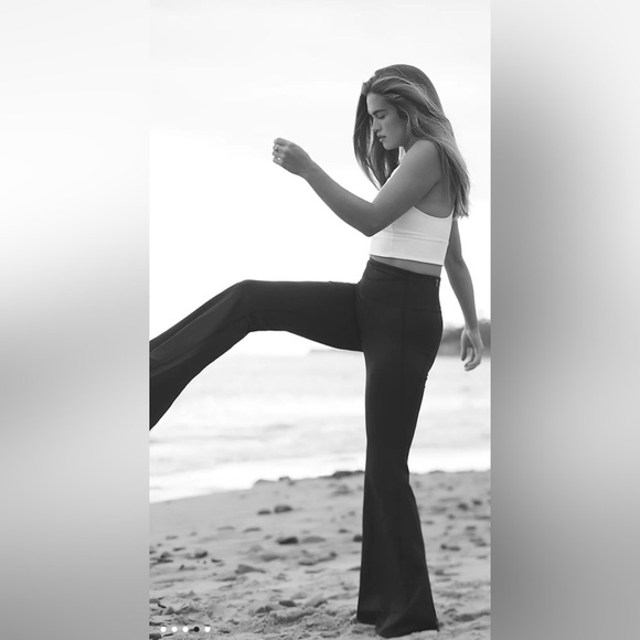 Free People Movement Kick Start It Flare Pants, size S - Picture 2 of 6